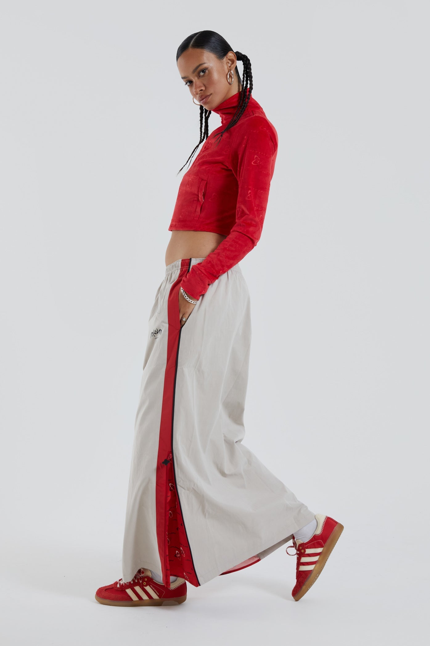 Uptown Windbreaker Maxi Skirt