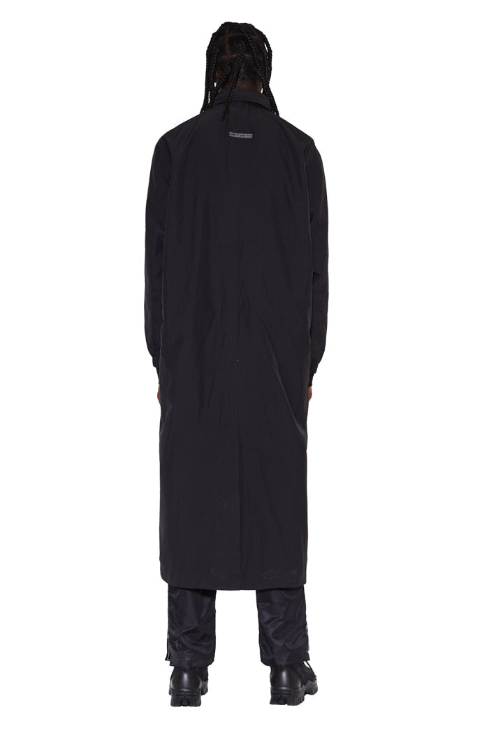 oversized nylon rain coat