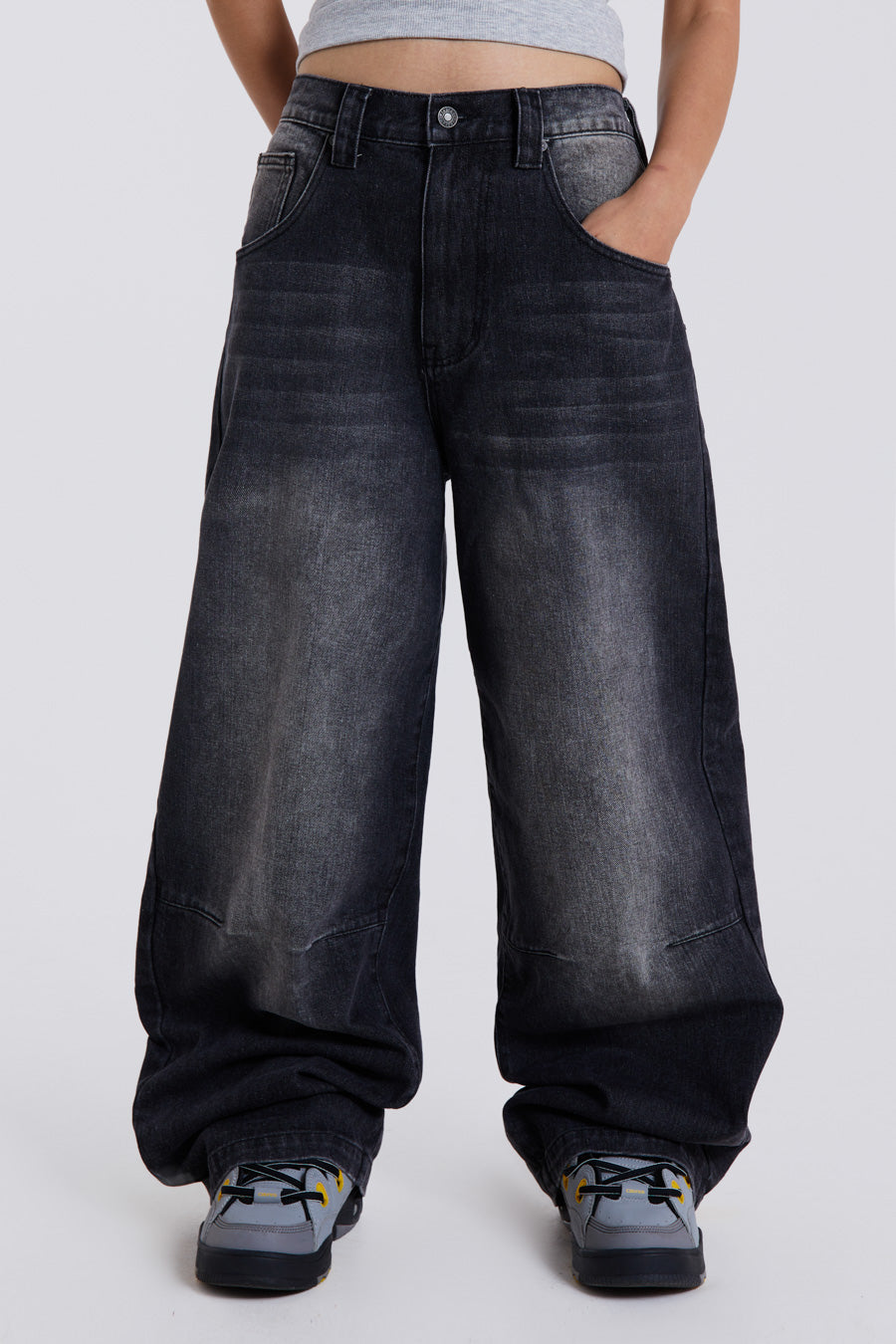 Washed Black Colossus Jeans