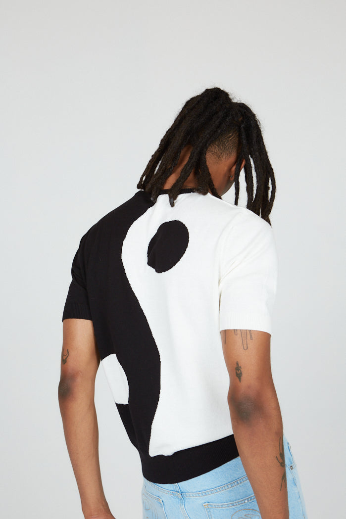 Yin & Yang Knitted T-Shirt