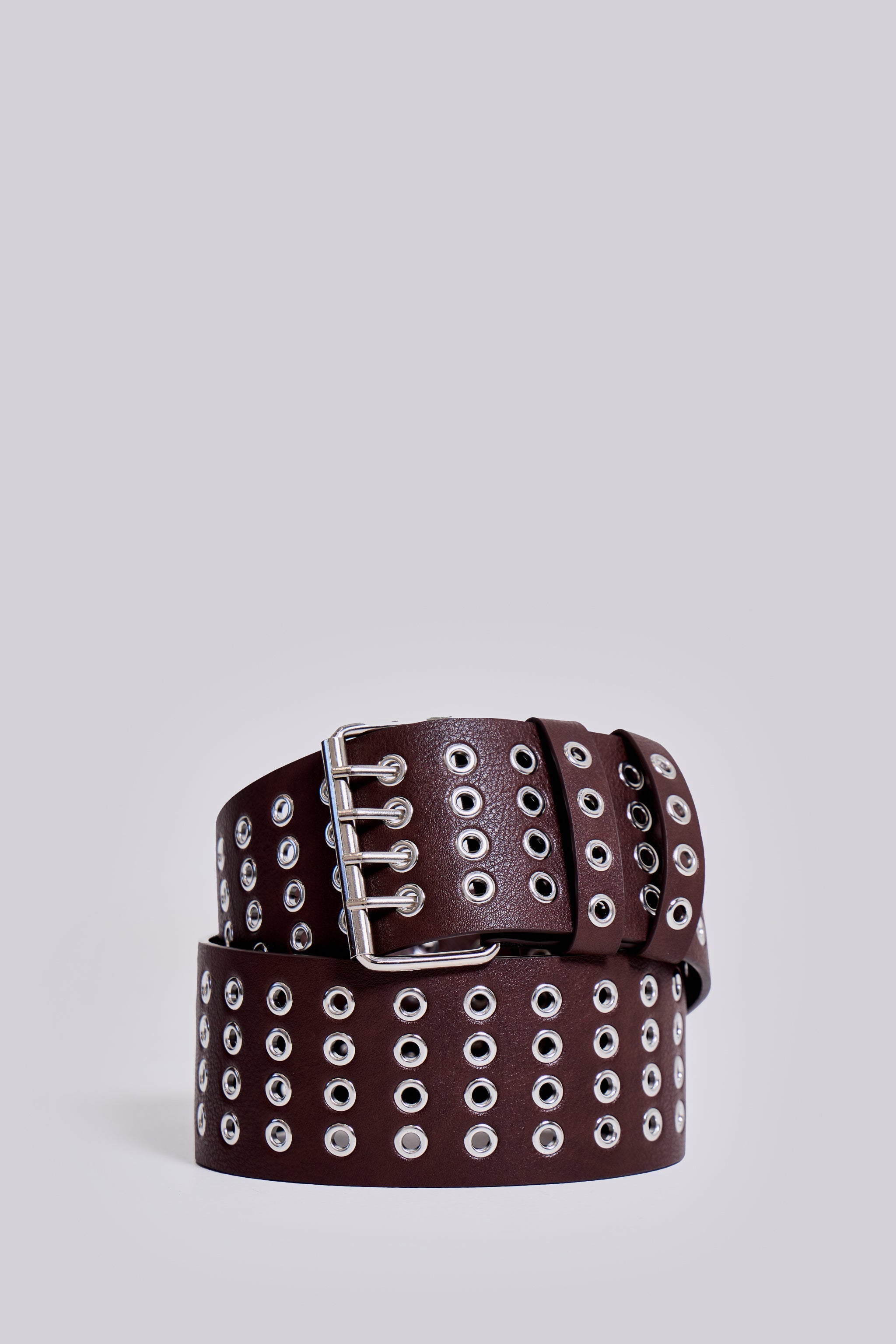 Ara Faux Leather Wide Eyelet Belt