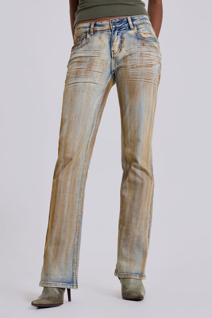 Rusted Denim Jeans