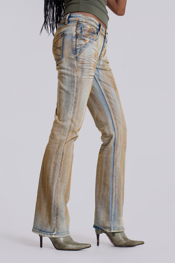 Rusted Denim Jeans