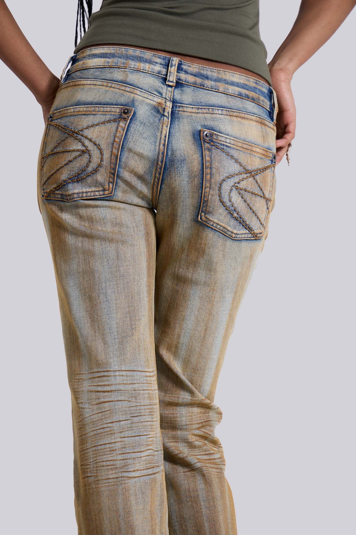 Rusted Denim Jeans