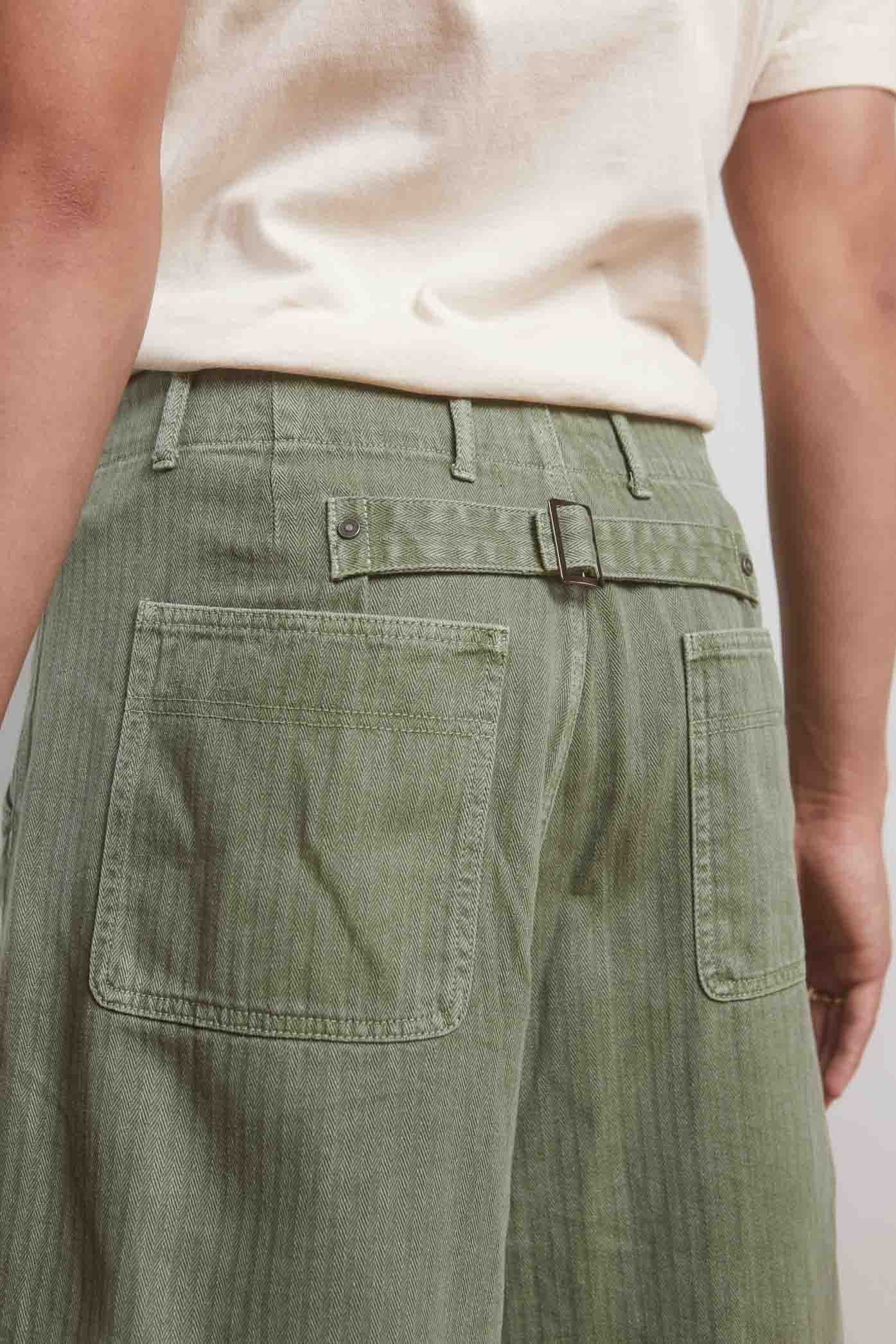 Khaki Balloon Pants