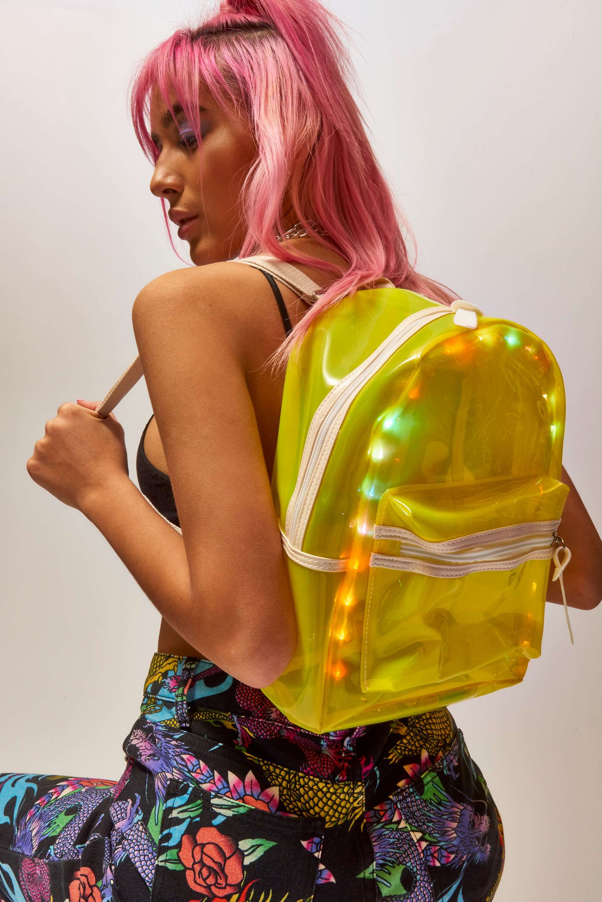 Neon LED Bubble Bag