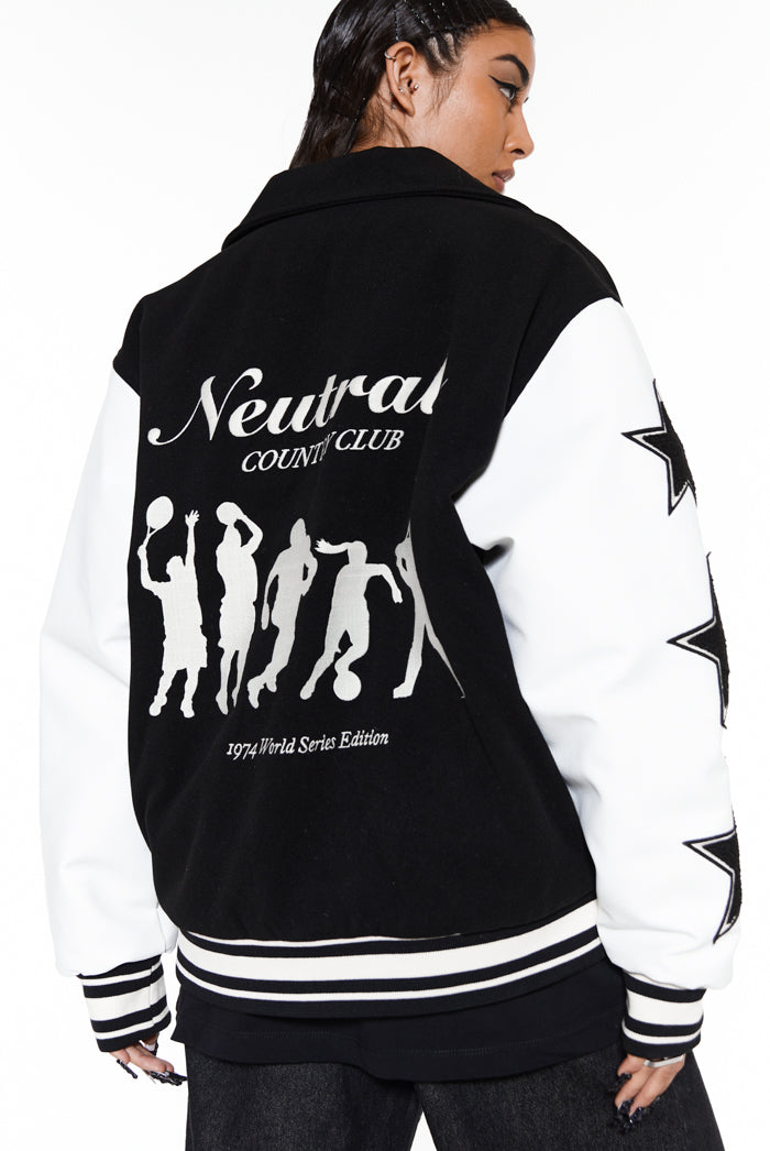 Black NTRLS Varsity Jacket