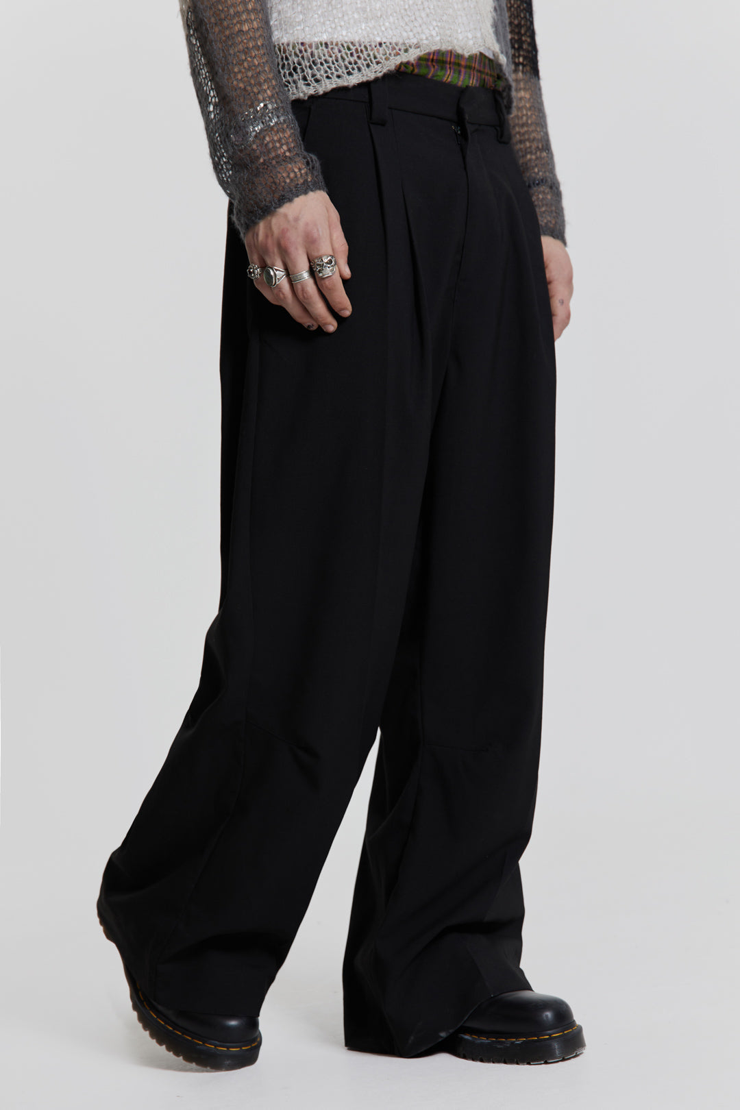 Goliath Black Suit Pant