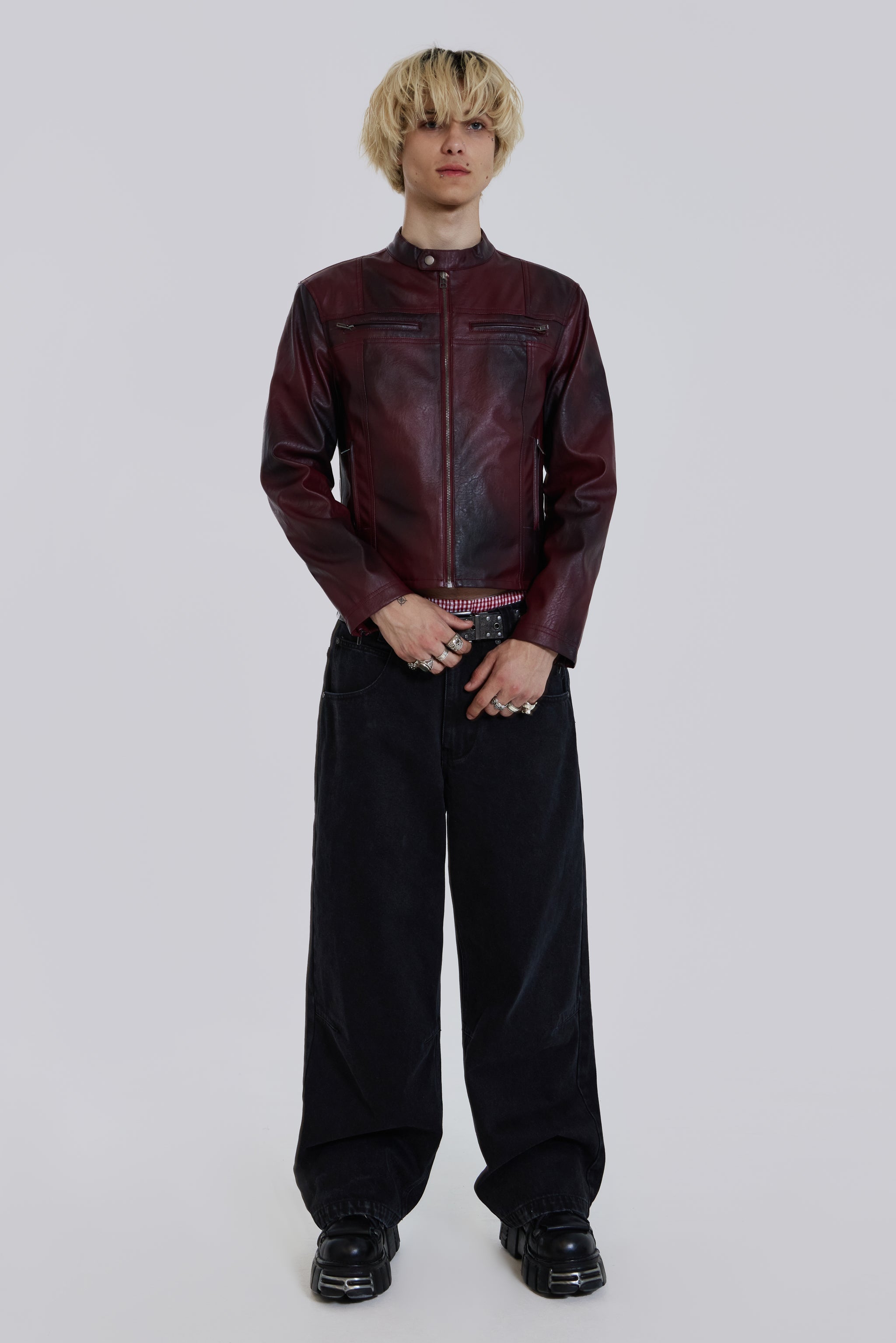 Oxblood Piston Jacket