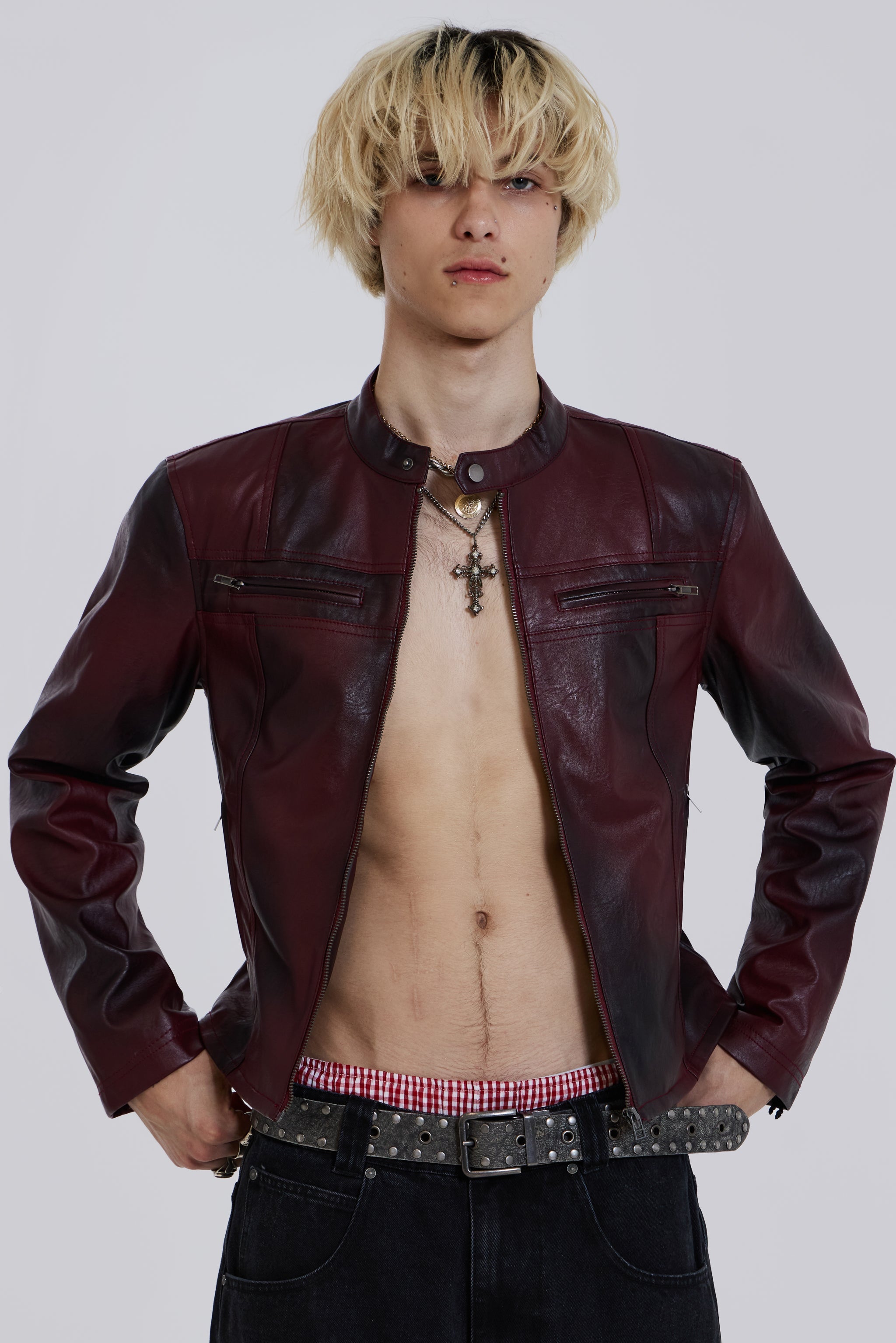 Oxblood Piston Jacket