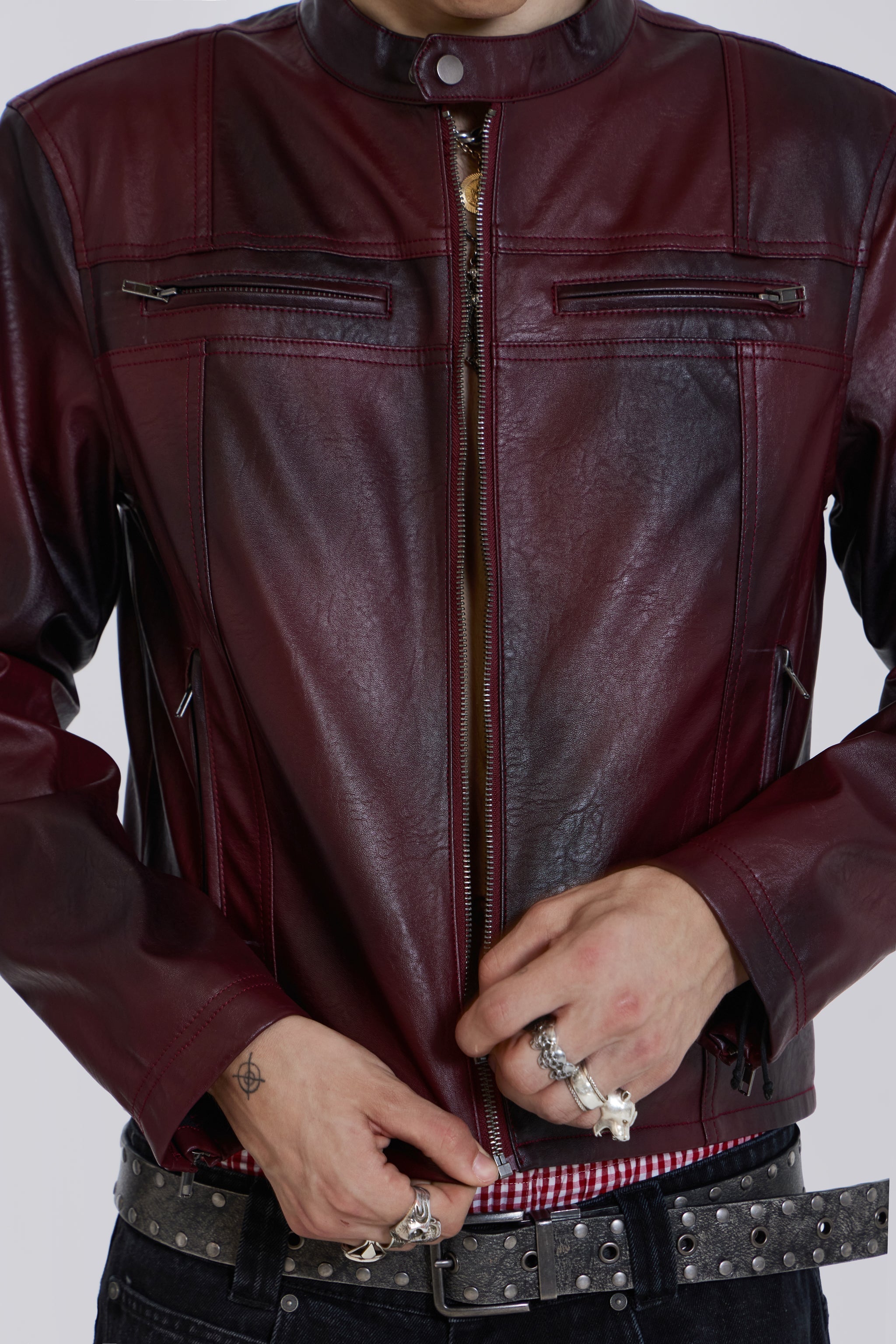 Oxblood Piston Jacket