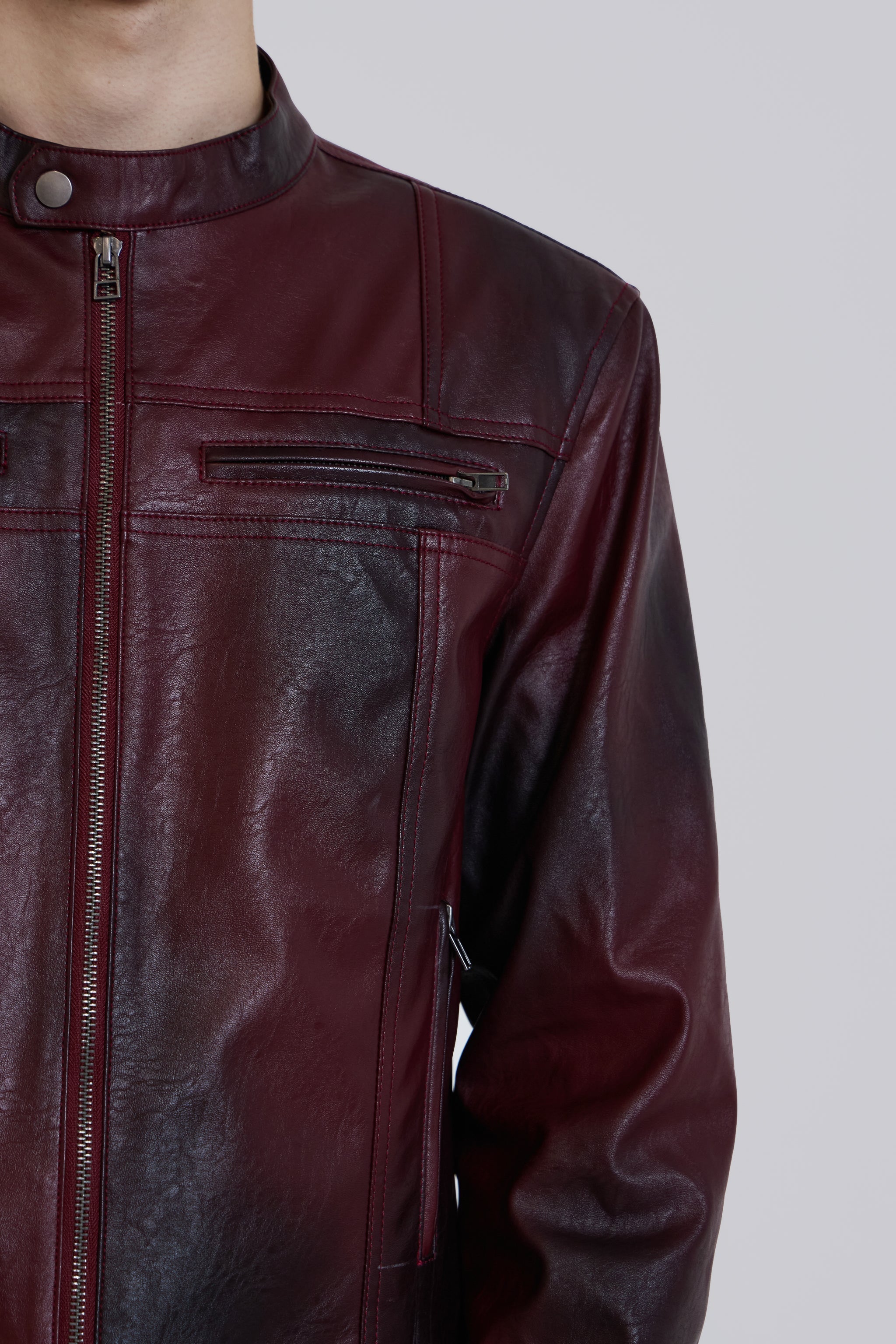 Oxblood Piston Jacket