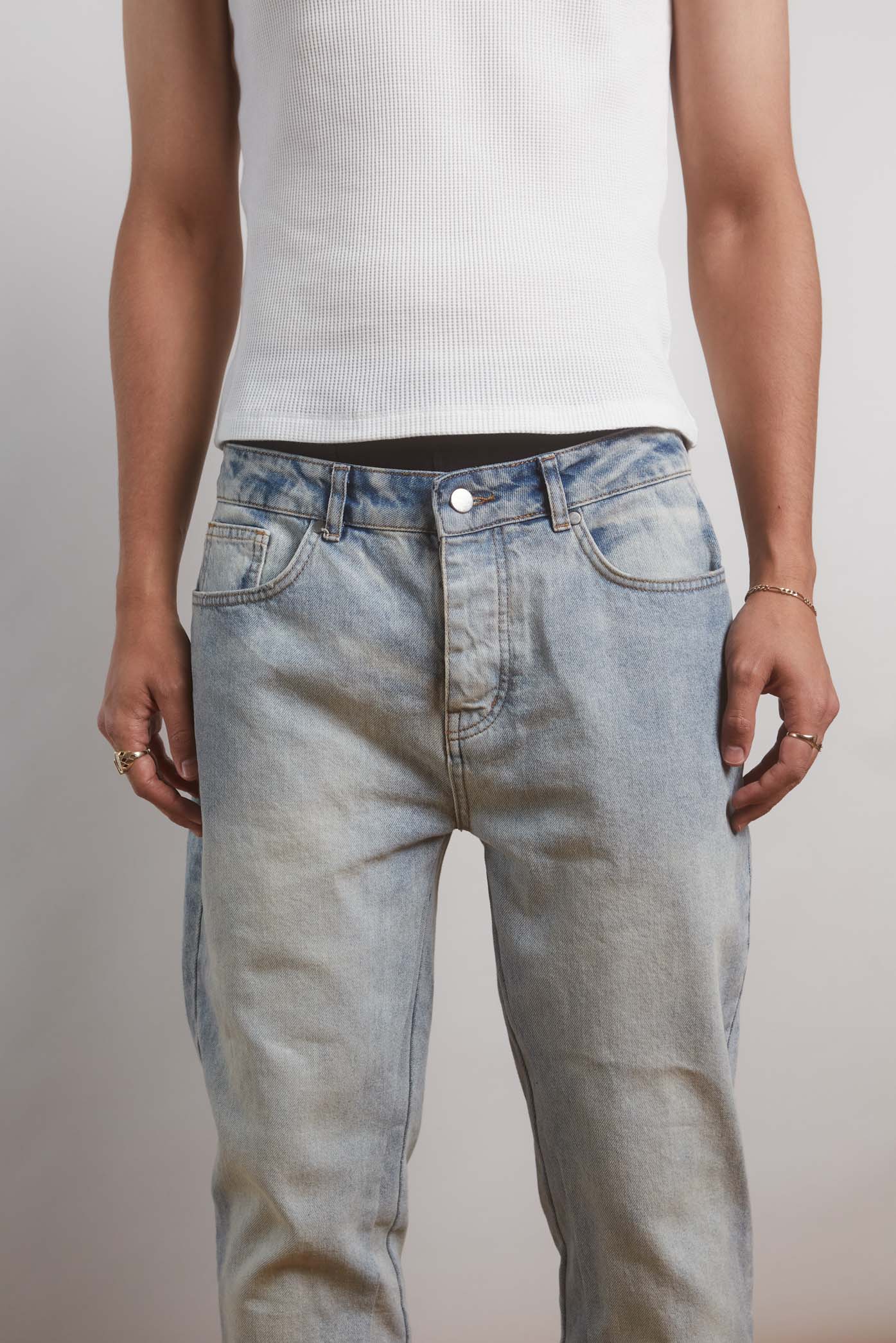 Flared Jean With Inserted Panel