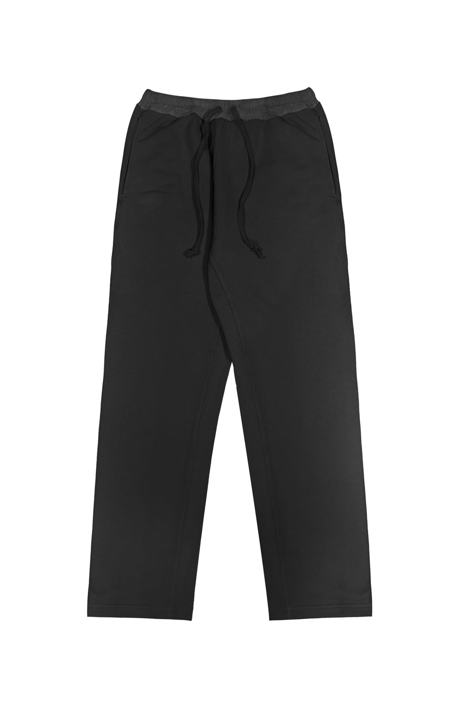 Dust black relaxed fit joggers with drawstring waistband detail. 