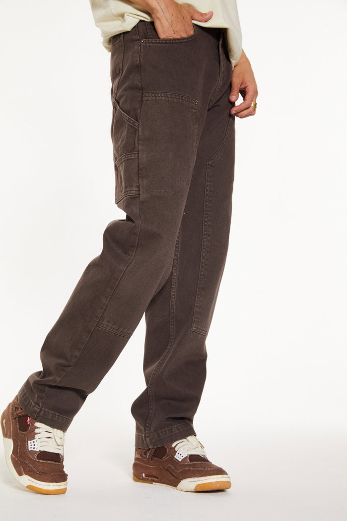 Brown Carpenter Jeans In Skate Fit