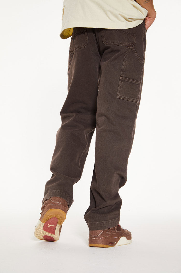 Brown Carpenter Jeans In Skate Fit