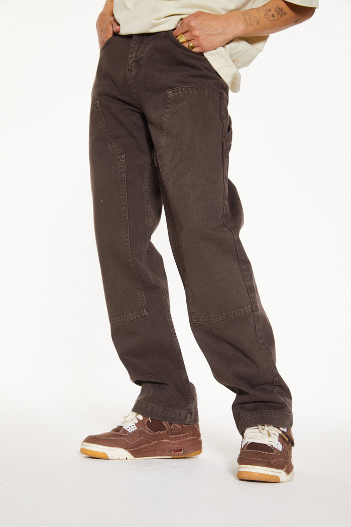 Brown Carpenter Jeans In Skate Fit