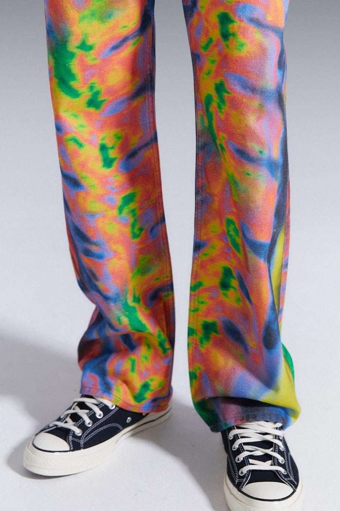 Heatmap Spine Print Jeans