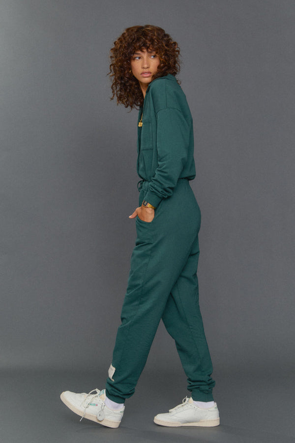 NTRLS Green Sweat Jumpsuit