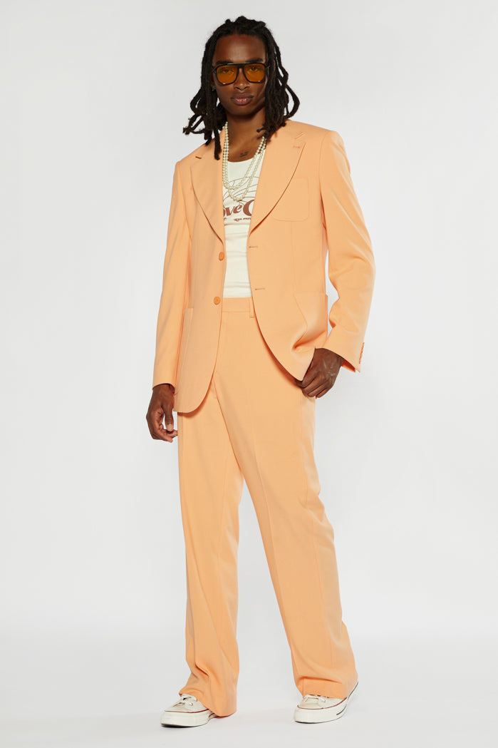 Peach Single Breasted Blazer