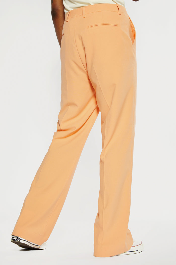 Peach Flared Trousers