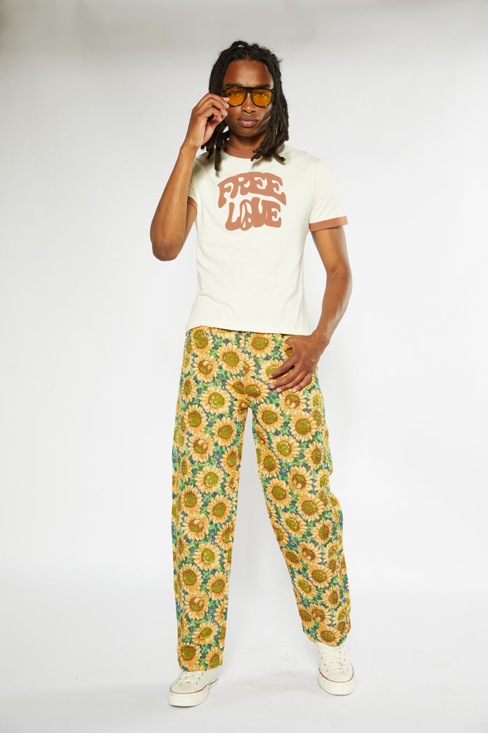 Sunflower Tapestry Jeans In Skate Fit