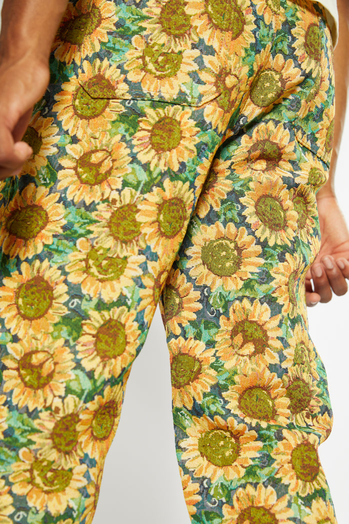 Sunflower Tapestry Jeans In Skate Fit