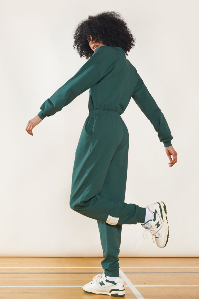 NTRLS Green Sweat Jumpsuit