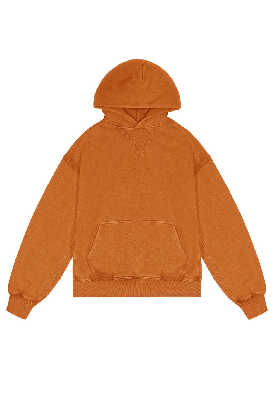 NTRLS Rust Orange Oversized Hoodie