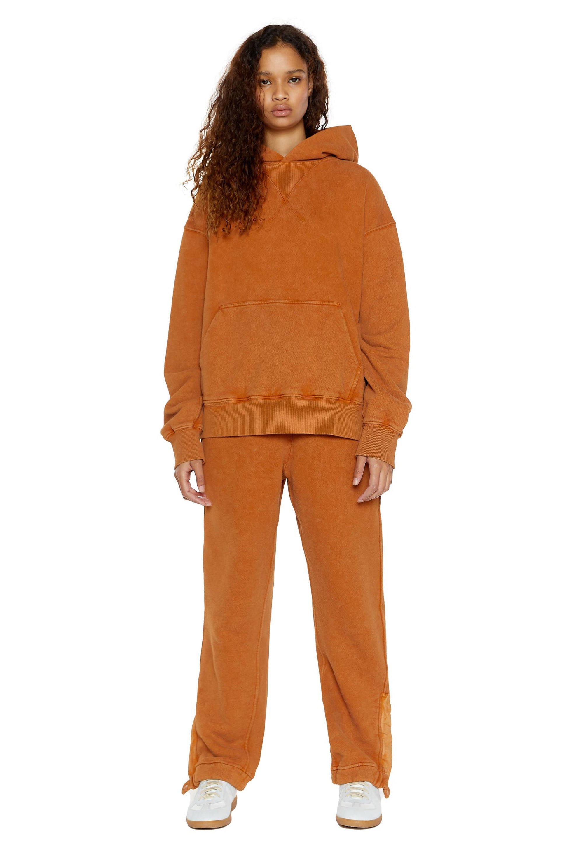 NTRLS Rust Orange Oversized Hoodie