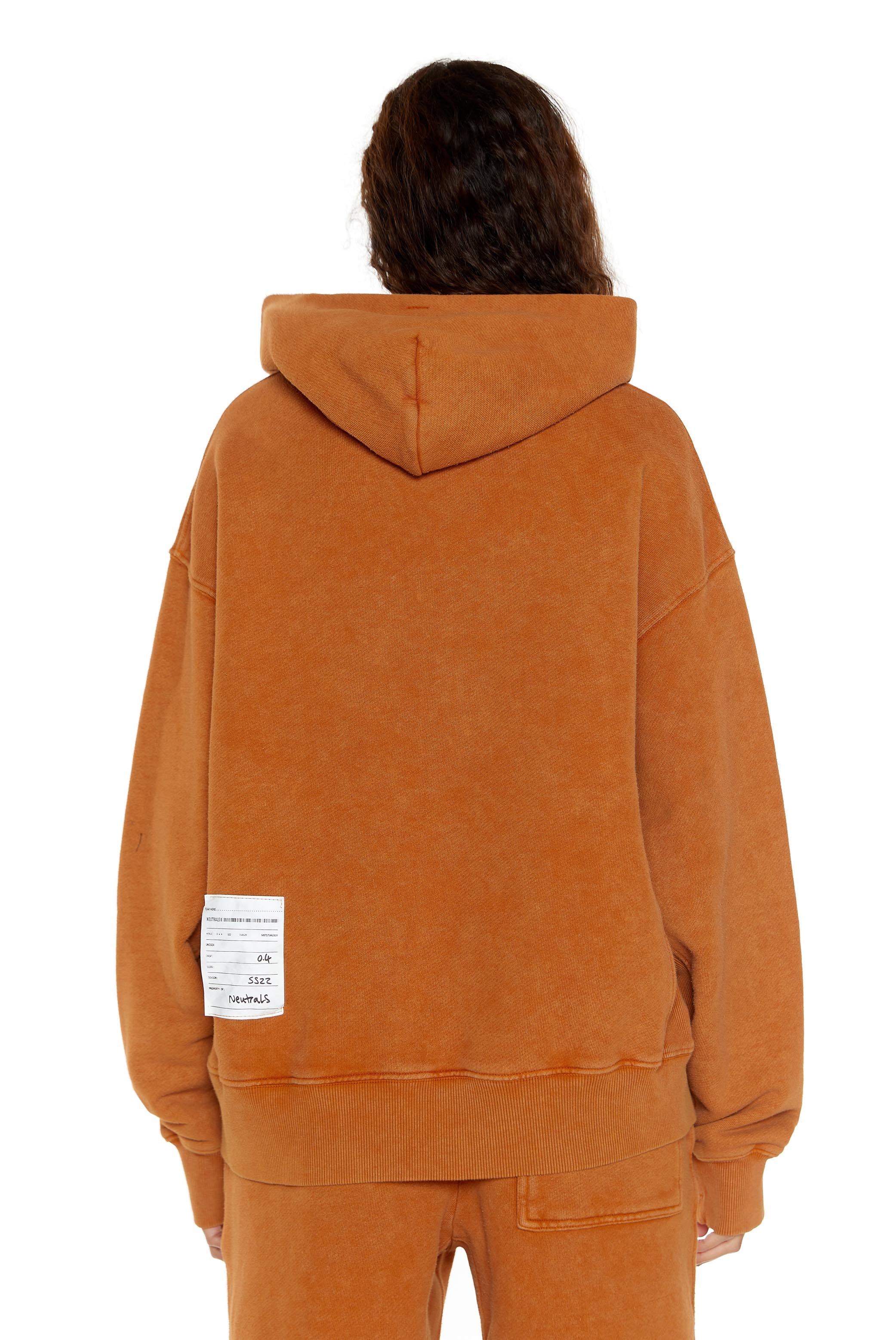 NTRLS Rust Orange Oversized Hoodie