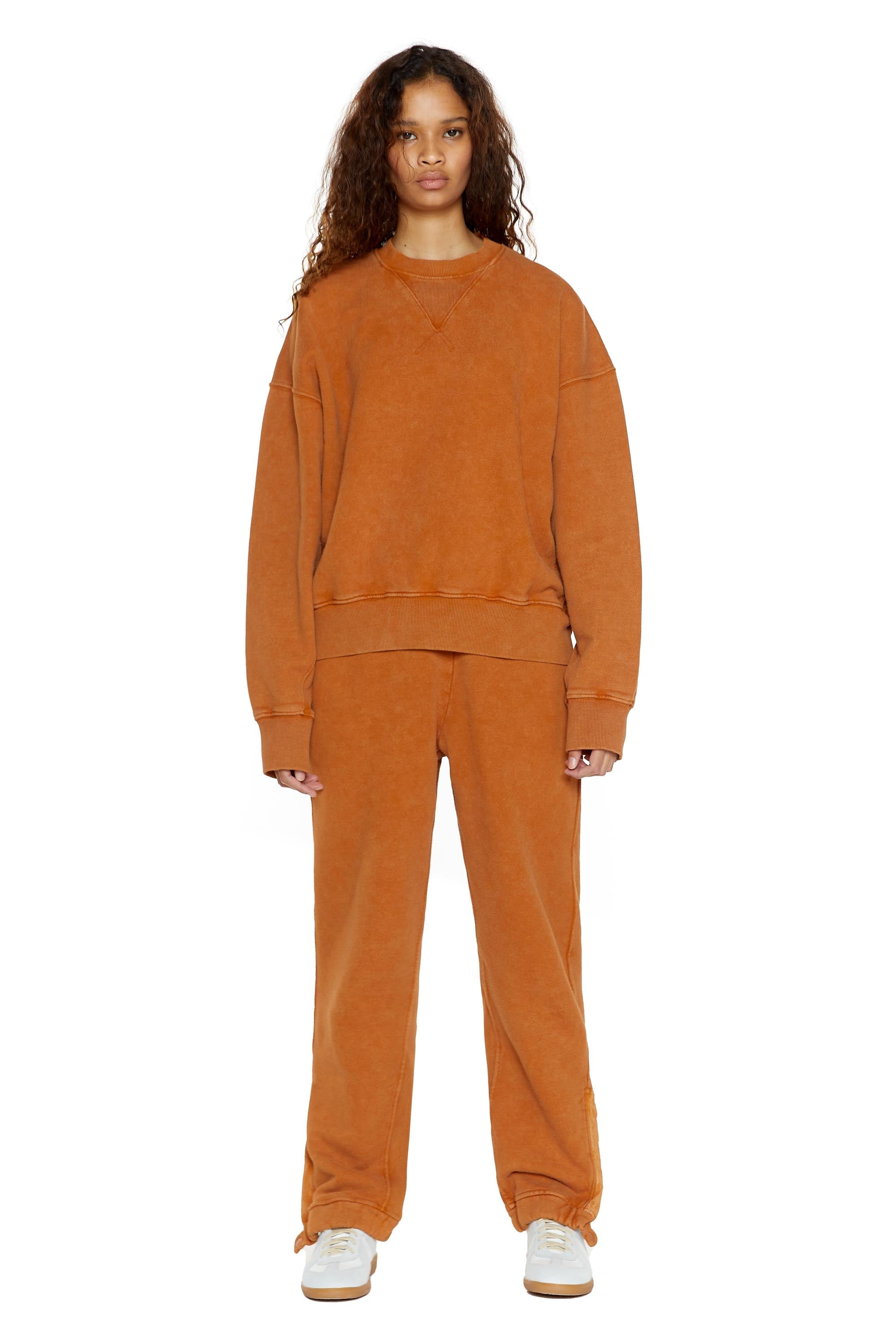 NTRLS Rust Orange Crew Neck Sweatshirt