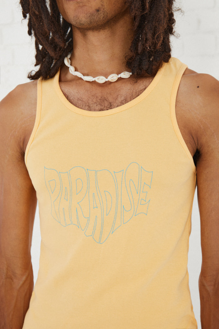 Peach Paradise Ribbed Vest